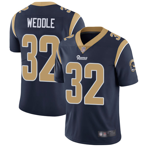 Los Angeles Rams Limited Navy Blue Men Eric Weddle Home Jersey NFL Football 32 Vapor Untouchable